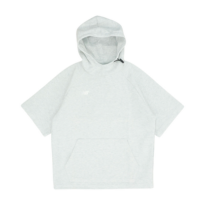 Gray Solid Hoodie Pullover