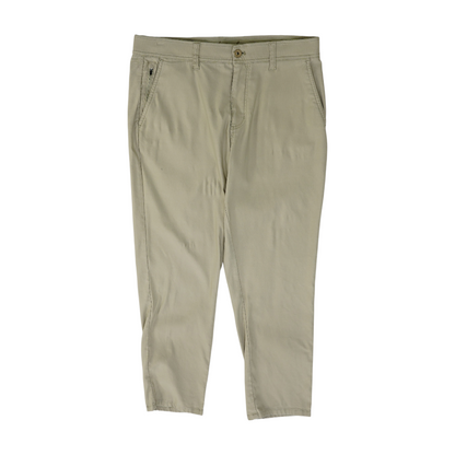 Beige Regular Pants
