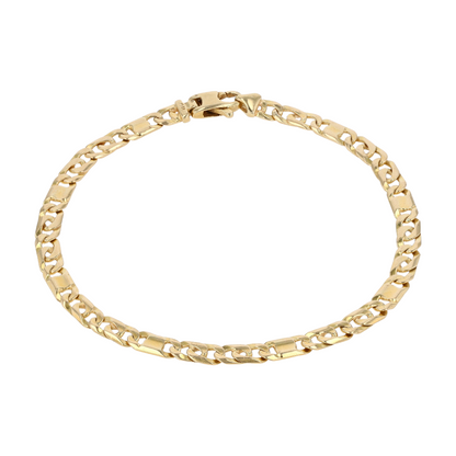 18K Yellow Gold Chain Bracelet