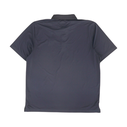 Navy Solid Short Sleeve Polo