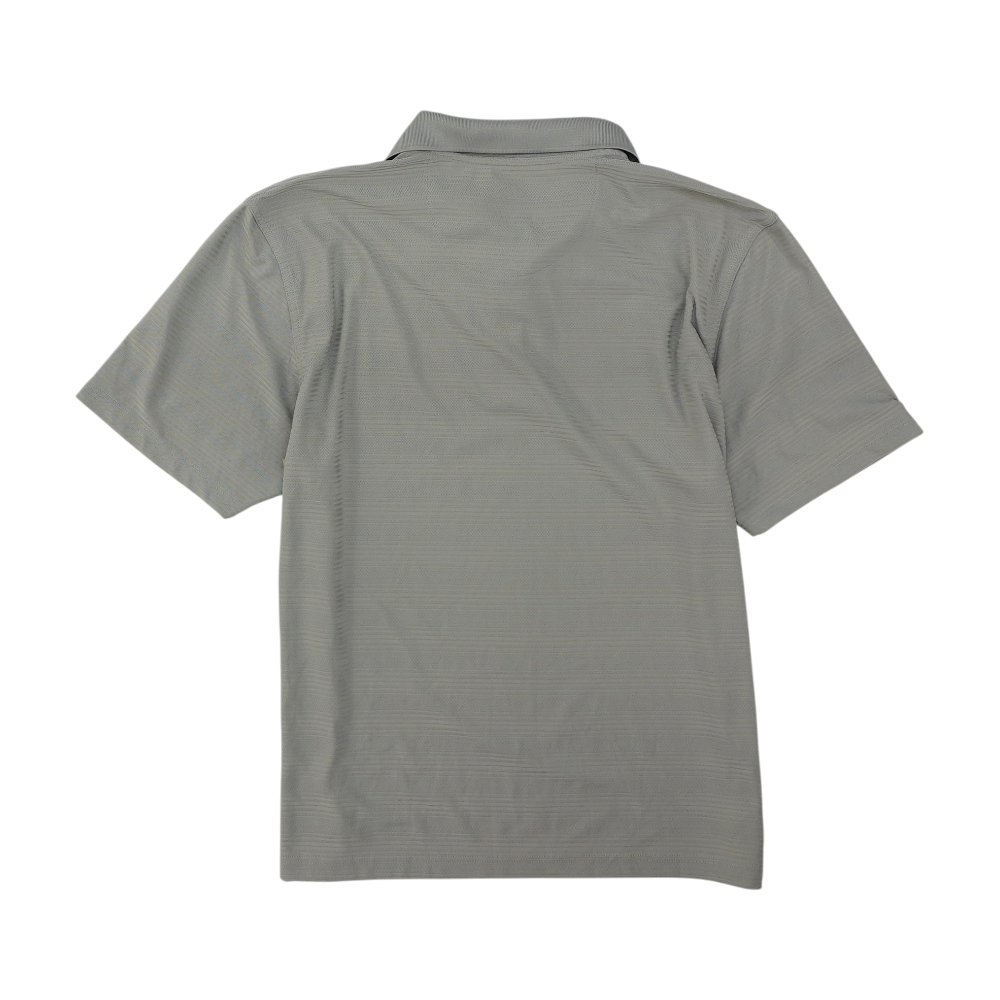PGA Tour Gray Striped Short Sleeve Polo – Image 2