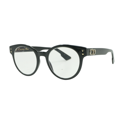 Black DiorCD3 Round Prescription Eyewear