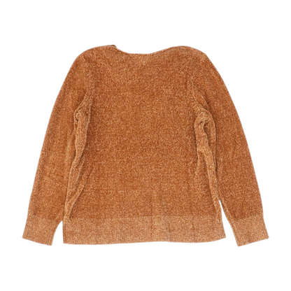Brown Petite Pullover Sweater