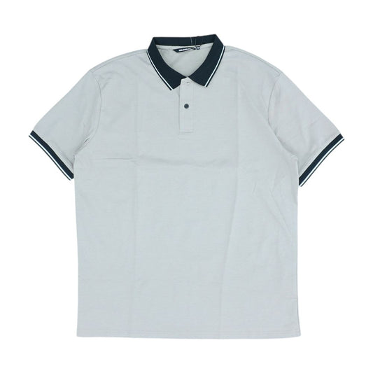Tan Solid Short Sleeve Polo