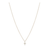 18K Yellow Gold Diamond Pendant Necklace