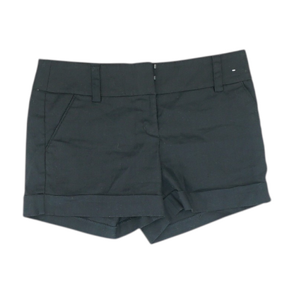 Black Solid Chino Shorts
