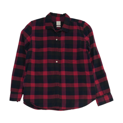 Red Check Flannel Button Down