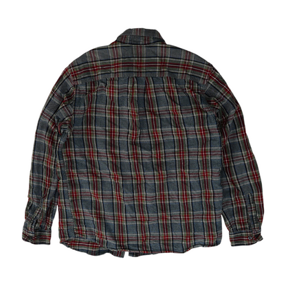 Multi Plaid Long Sleeve Button Down
