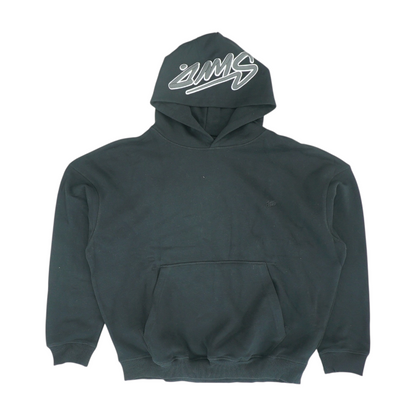 Black Solid Hoodie Pullover