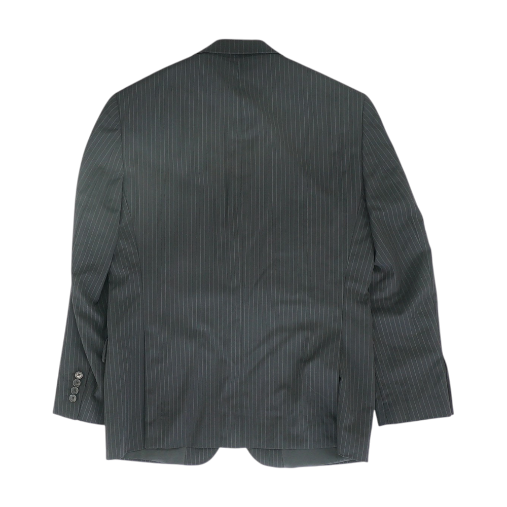 Black Striped Suit Jacket