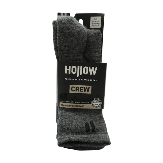 Gray Solid Socks