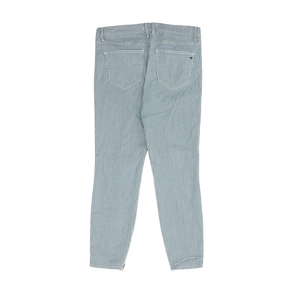 Blue Striped Regular Pants