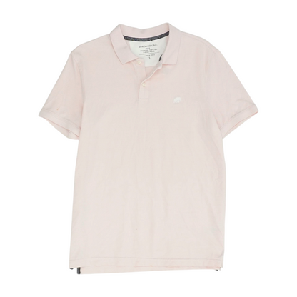 Pink Solid Short Sleeve Polo