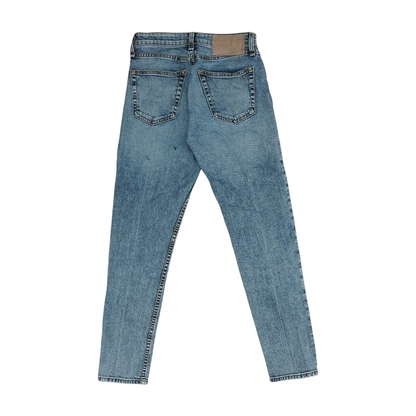 Blue Tapered Jeans