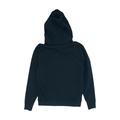 Black Solid Hoodie Pullover