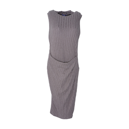 Brown Petite Midi Dress