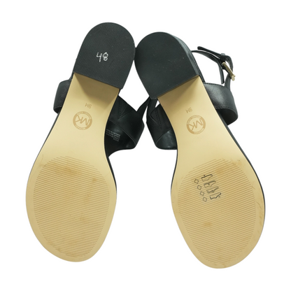 Black Flat Sandals