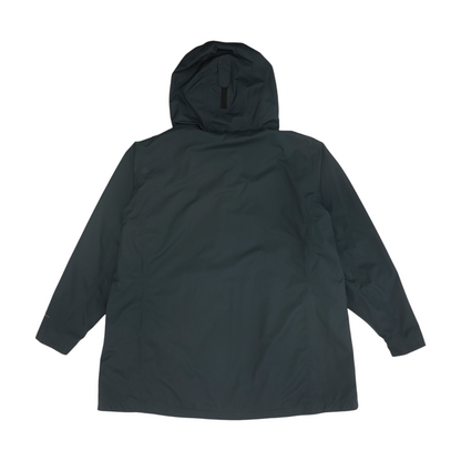 Black Solid Rain Jacket