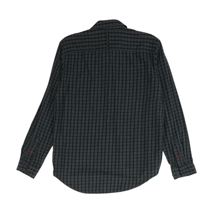 Charcoal Check Long Sleeve Button Down
