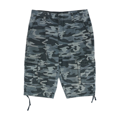 Gray Camo 5-Pocket Shorts