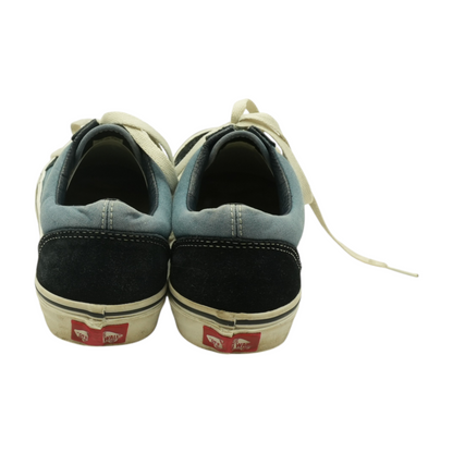 Blue Low-Top Athletic Shoes