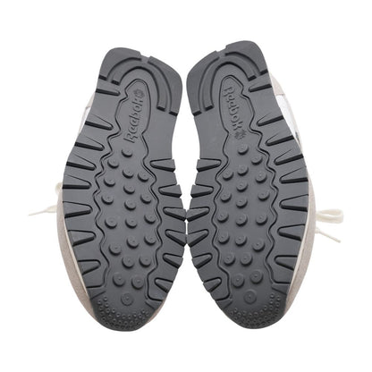 Classic Nylon White and Gray Low Top Athletic Shoes