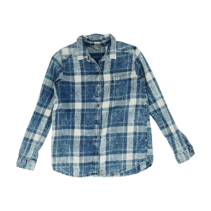 Blue Plaid Button Down