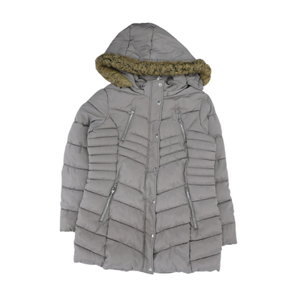 Beige Solid Jacket