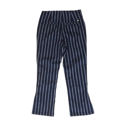 Navy Striped Chino Pants