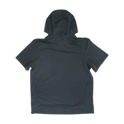 Black Solid Hoodie Pullover