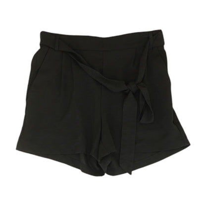 Black Solid Shorts