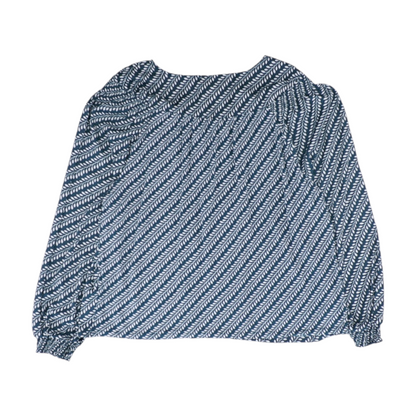 Green Print Blouse