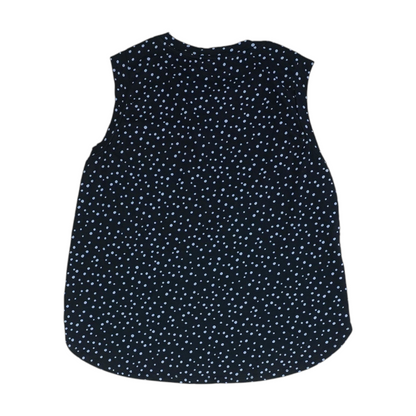 Navy Polka Dot Blouse