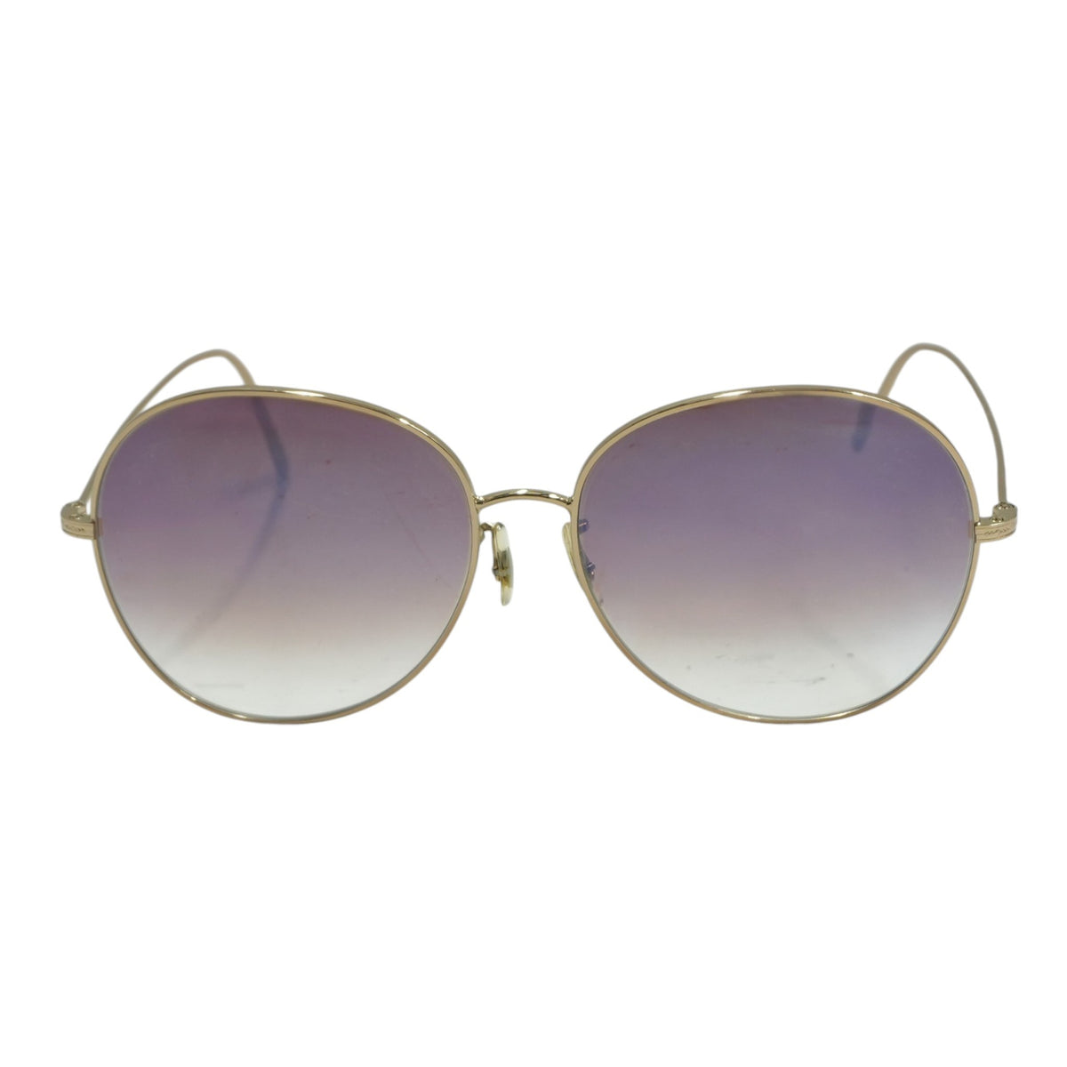 Gold Ysela Round Sunglasses