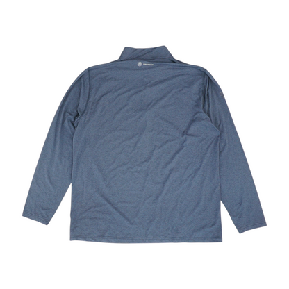 Navy Solid 1/4 Zip Pullover