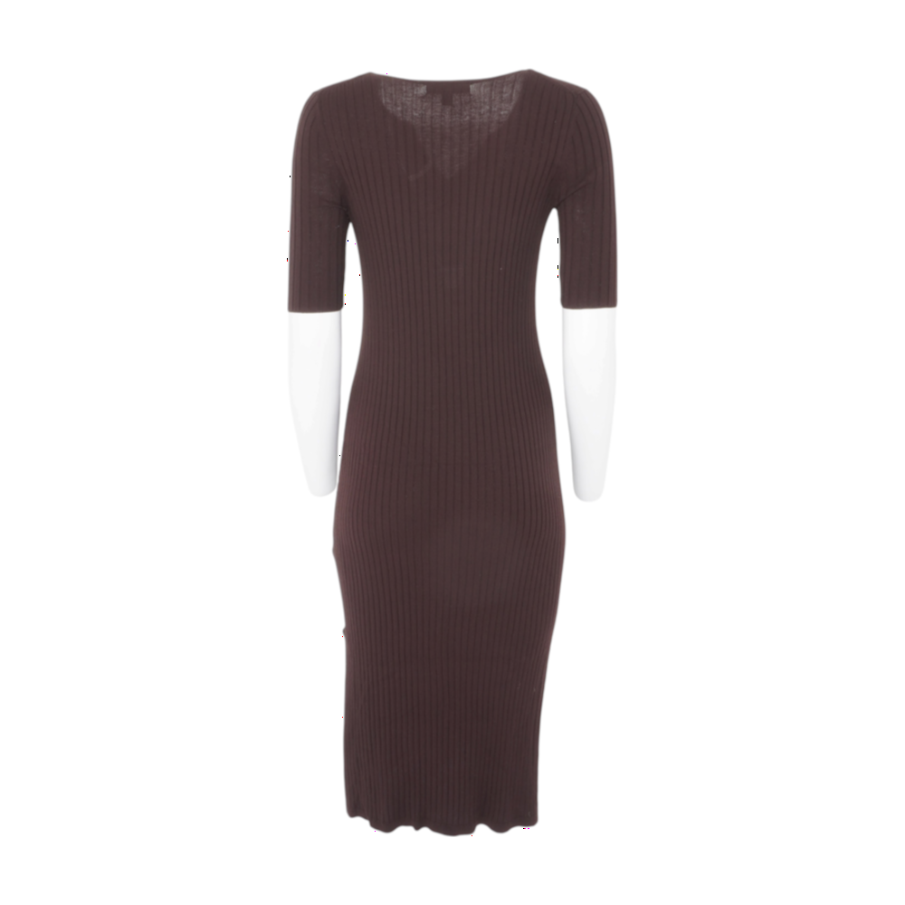 Brown Midi Dress