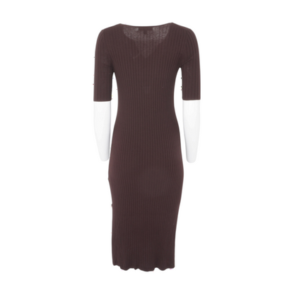 Brown Midi Dress