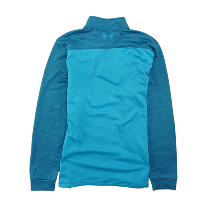 Under Armour Blue Solid 1/4 Zip Pullover – Image 2
