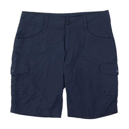 Navy Solid Active Shorts