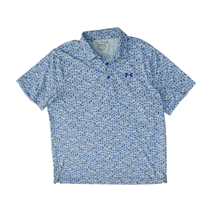 Blue Print Short Sleeve Polo