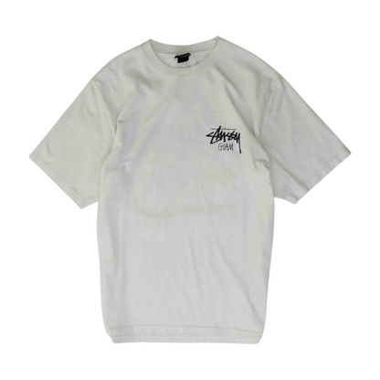 Stussy White Solid T-Shirt – Image 1