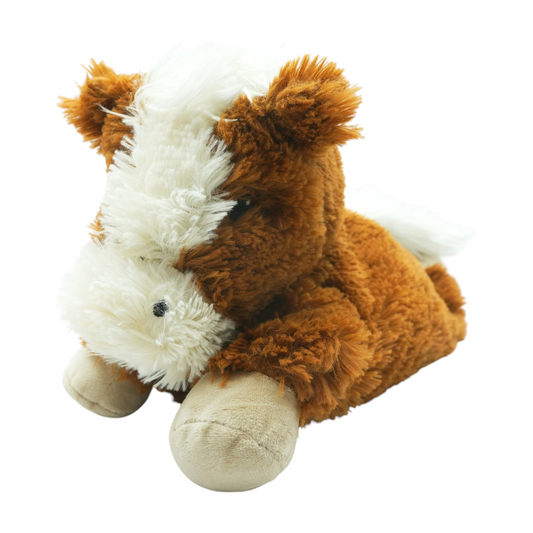 Laying Down Horse Warmies Plush