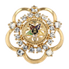 Costume Cubic Zirconia Brooch