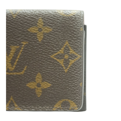 Brown Monogram Canvas Business Card Holder