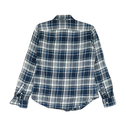 Blue Plaid Flannel Button Down