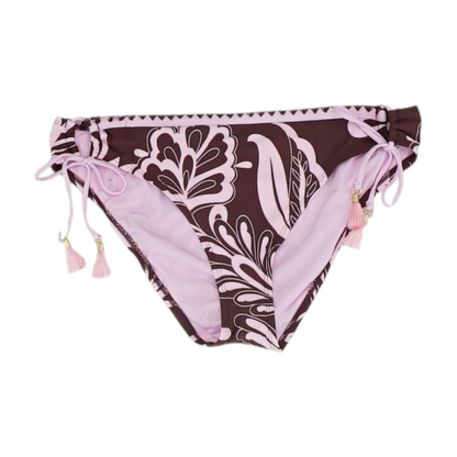 Brown Abstract Swim Bottom