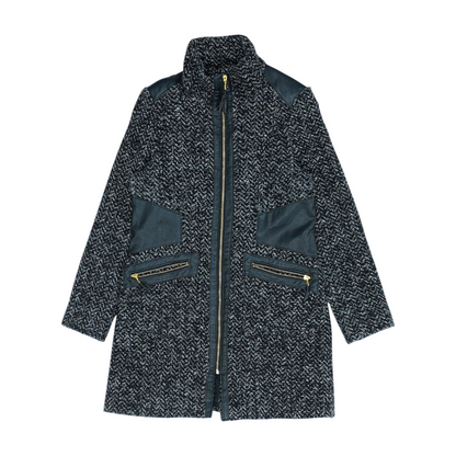 Black Print Coat