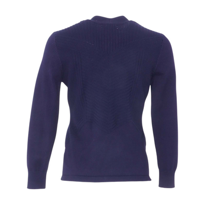 Navy Petite Cardigan Sweater