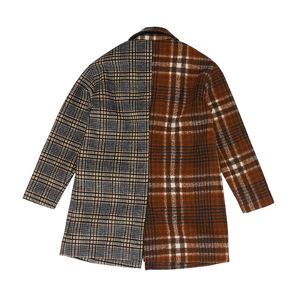 Multi Plaid Coat