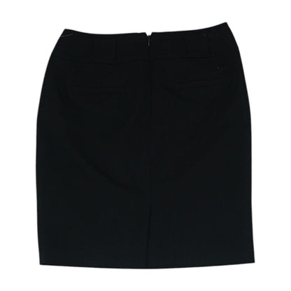 Black Solid Mini Skirt